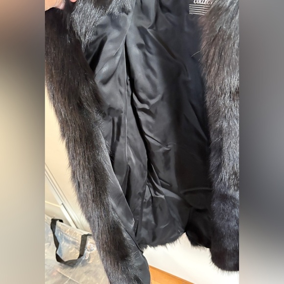 Vintage Real Black Fox Fur Jacket | The Evans Collection | Luxury Full Pelt Coat - Picture 8 of 16